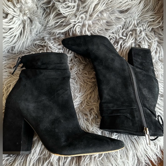 Vince Camuto Shoes - Vince Camuto Salali Black Suede Boots Size 9.5